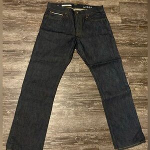 Gap selvage raw jeans - straight - 34/30 - new without tags